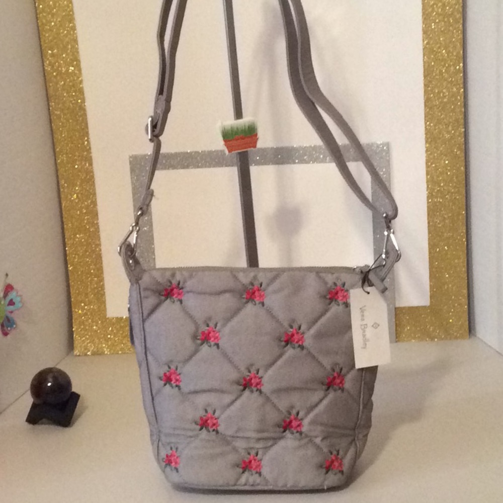 Vera Bradley Quilted Cloth Hobo Handbag